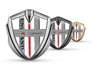 McLaren Emblema Coche Insignia Lujoso Acabado Aleación Diseño